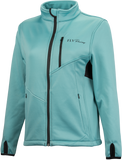 Fly Racing Women's Mid Layer Jacket Blue XL - Moisture-Wicking and Stretchable Performance Outerwear