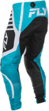 Fly Racing Lite Pants Blue/White/Black Size 30 – Lightweight Motorcycle Riding Pants with Mesh Panels and Kevlar Heat Shields