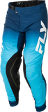 Fly Racing Evolution DST Pants Blue/White Size 32 - Durable Motorcycle Riding Gear
