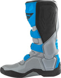 Fly Racing FR5 Boots Grey/Blue Size 11 - Durable Motorcycle Off-Road Footwear