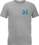 Fly Racing Youth Fly Punk Tee Grey (Part Number 354-0418YL)