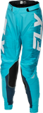 Fly Racing Women's Lite Pants Aqua/Navy/White Size 11/12 – Lightweight & Comfortable Motorcycle Riding Gear