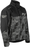 Fly Racing SNX Pro Jacket Black Small - Men's Snowboarding Outerwear with Waterproof and Breathable Technology