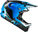 Fly Racing Werx R Flow Carbon Helmet Black Carbon/Blue/White XS