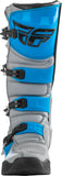 Fly Racing FR5 Boots Grey/Blue Size 13 - Durable Motorcycle Gear with Impact Protection and Comfort
