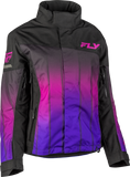Fly Racing Women's SNX Pro Jacket Purple/Black Medium – Waterproof Snow Jacket with Thermal Liner