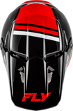 FLY Racing Kinetic Verdict Helmet Black/Red/White XL – Off-Road Motorcycle Helmet with Advanced Ventilation and Durable Shell