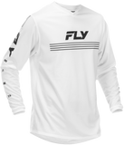 Fly Racing Universal Jersey White and Black Size Small (Part #379-991S)