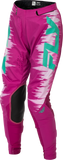 Fly Racing Women's Lite Pants Pink/Turquoise Size 03/04 – Lightweight and Comfortable Fitness Apparel
