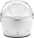FLY Racing Trekker Solid Helmet White XS – Versatile Off-Road, Street, and Snow Helmet