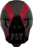 Fly Racing Formula Carbon Tracer Helmet Red/Black XS – Lightweight and Impact-Resistant Motorcycle Helmet
