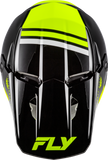 FLY Racing Kinetic Verdict Helmet Black/Hi Vis/Grey Large – Off-Road Motorcycle Helmet with Enhanced Ventilation and Safety Features