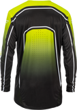 Fly Racing Youth Rayce Bicycle Jersey Lime/Black/White YXL - Long Sleeve Performance Cycling Jersey