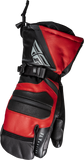 Fly Racing Ridgeline Claws Black/Red Sm Gloves - Waterproof, Insulated, Touch Screen Compatible