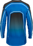 Fly Racing Rayce Bicycle Jersey Blue/Black/White Large - Performance Long Sleeve Jersey for Cycling