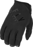 Fly Racing Windproof Gloves Black Size 8 – Lightweight, Breathable Motorcycle Gloves