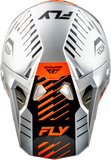 Fly Racing Formula Cp Slice Helmet Grey/Orange/Black XS – Lightweight Impact-Absorbing Motorcycle Helmet