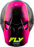 Fly Racing Formula CC Underglow Helmet Black, Pink & Blue Small - M73-4350S