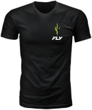 Fly Racing 354-0412M Desert Tee Black Medium - Premium Cotton Crew Neck T-Shirt