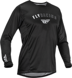 Fly Racing Patrol Jersey Black/White 5X - Versatile Off-Road Riding Gear