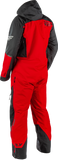 Fly Racing Incline Monosuit Red/Black XL - Waterproof, Breathable Motorcycle Suit with Detachable Hood