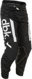 Fly Racing Kinetic Mesh DBK Pants Black/White Size 40 with BOA Fit System