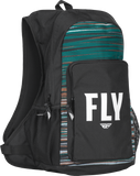 FLY Racing Jump Pack Backpack Black/Rum - Durable Moto Gear Luggage with Multiple Compartments