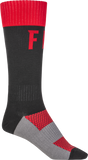 Fly Racing MX Pro Socks Red/Black Large/Extra Large - Comfortable Boot-Length Performance Socks