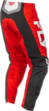 Fly Racing F 16 Pants California/Nevada Black Red White Size 38