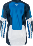 Fly Racing Youth Lite Jersey Blue/White YXL – Lightweight BMX and motocross jersey for optimal performance