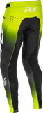 Fly Racing Rayce Bicycle Pants Lime/Black/White Size 38 for BMX and MTB Performance