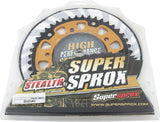 Rear Stealth Sprocket Alu/Stl 43t 520 Gld Hay/Suz/Tri