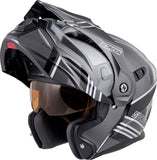 Exo At950 Cold Weather Helmet Teton Silver Md (Dual Pane)