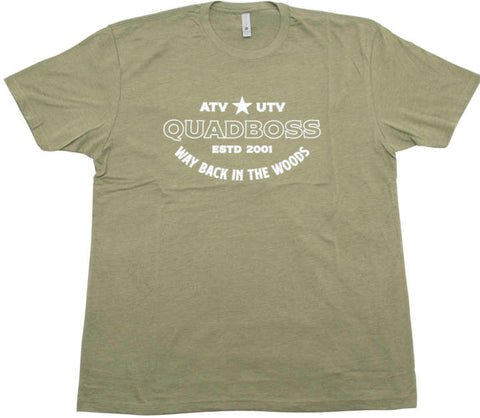 QB WAY BACK TEE GREEN M