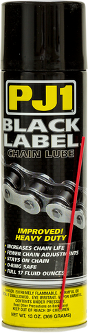 PJ1/VHT Black Label Chain Lube - 13 oz. net wt. - Aerosol 1-20