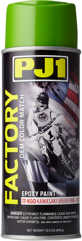 PJ1/VHT Factory Match Paint - Kawasaki Green '88-'02 - 12 oz. net wt. - Aerosol 17-KGO