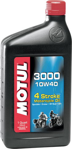 MOTUL 3000 Mineral 4T Engine Oil - 10W-40 - 1 U.S. quart 107672