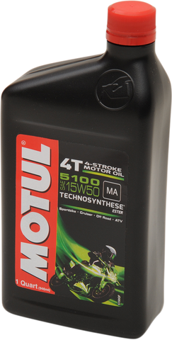 MOTUL 5100 4T Synthetic Blend Oil  - 15W-50 - 1 L 104080