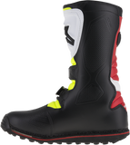ALPINESTARS Tech-T Boots - White/Red/Yellow Fluorescent/Black - US 13 2004017-2351-13