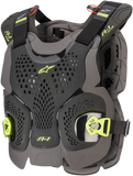 ALPINESTARS A-1 Plus Chest Protector - Black/Yellow - XL/2XL 67001201155XL2X