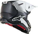 ALPINESTARS Supertech M10 Helmet - Dyno - MIPS - Black/White - Large 8301119-1301-LG