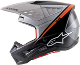 ALPINESTARS SM5 Helmet - Rayon - Black/White/Orange - Medium 8304121-1242-MD