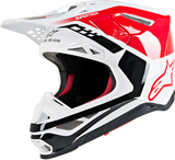ALPINESTARS Supertech M8 Helmet - Triple - MIPS - Red/White Glossy - Medium 8301319-3182-MD