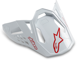 ALPINESTARS Supertech M10 Visor - Dyno - Red/Gloss WHite 8981319-2180