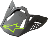 ALPINESTARS Supertech M8 Visor - Radium - Matte Black/Mid Gray/Yellow Fluo 8981519-9004