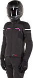 ALPINESTARS Stella Hyper Drystar® Jacket - Black/Pink - Large 3214718-1039-L