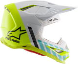ALPINESTARS Supertech M8 Helmet - Anaheim 20 - White/Yellow/Turquoise - 2XL 8301920-2057-2X