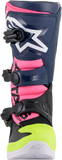 ALPINESTARS Tech 3S Boots - Black/Blue/Pink/White/Yellow - US 4 2014018-1176-4