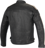 ALPINESTARS Oscar Charlie Leather Jacket - Black - Small 3108016-1250-S