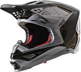 ALPINESTARS Supertech M10 Helmet - Alloy - MIPS - Black/Silver - Large 8301720-1909-LG